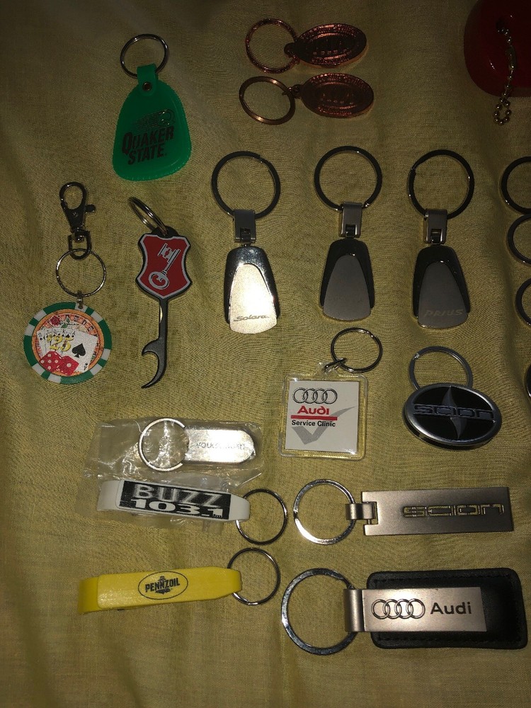 Assorted Automobile Car Dealership Key Chains