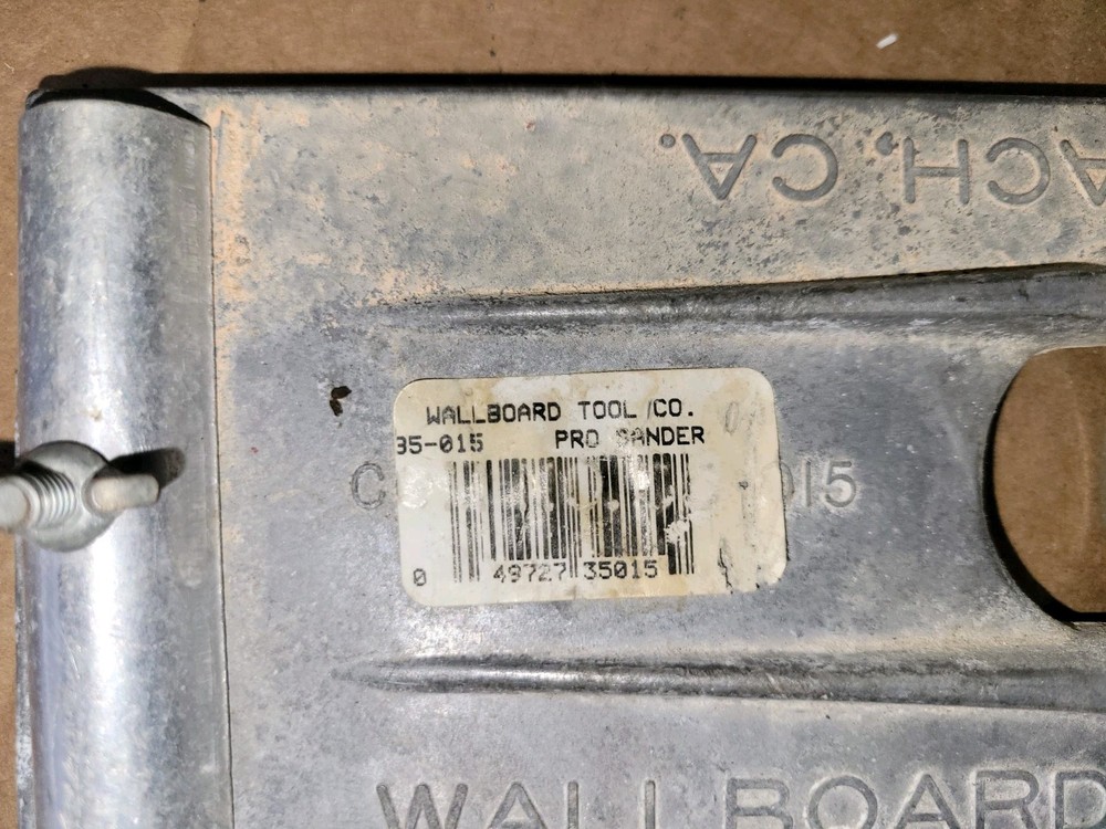 Wallboard Tool Co. (USA) #35-015 Pro, Wall/Ceiling Threaded Drywall Sanding Head