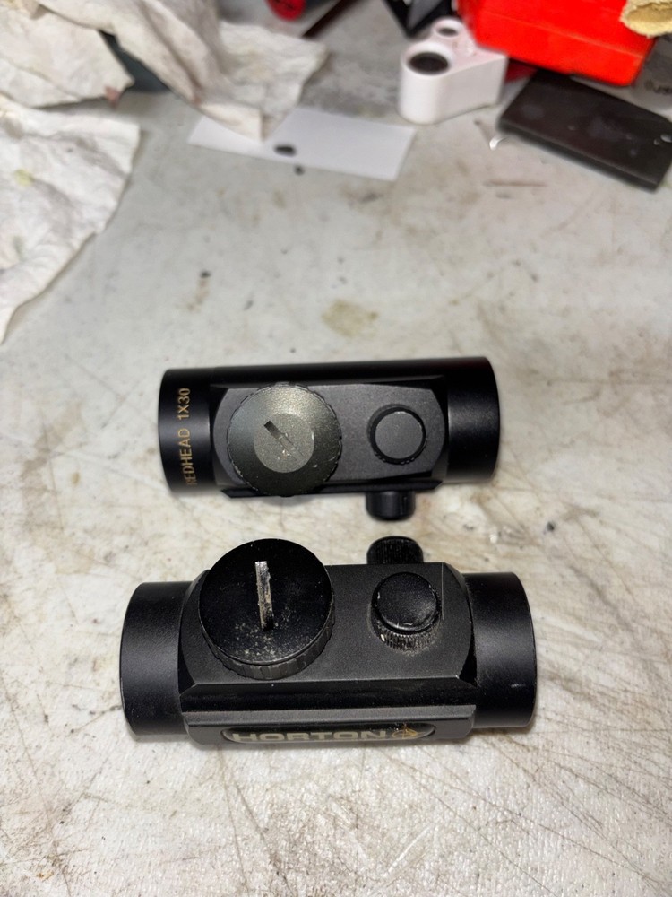 Horton Crossbow Red Dot Scope & Red Head red dot scope working