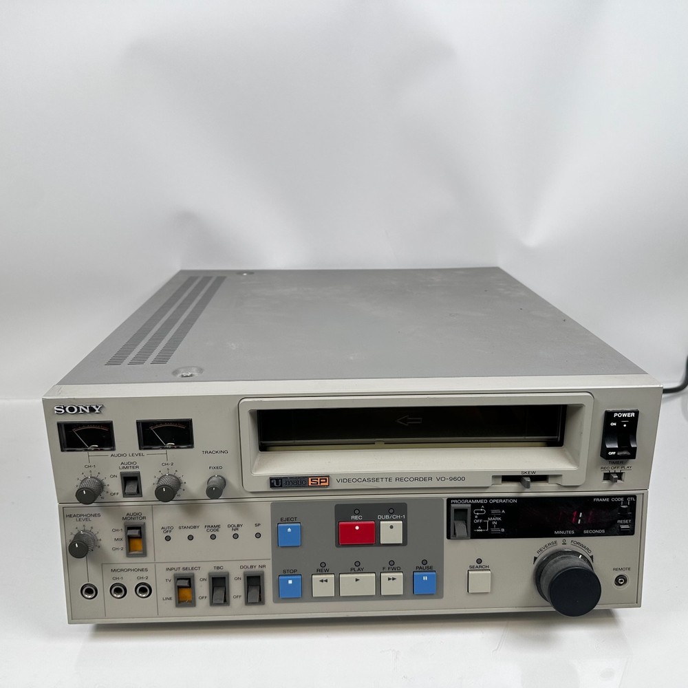 Sony VO-9600 U-Matic Video Cassette Recorder