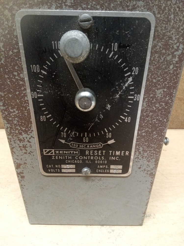 Zenith Reset Timer 120Sec Range AZC 120V 10A