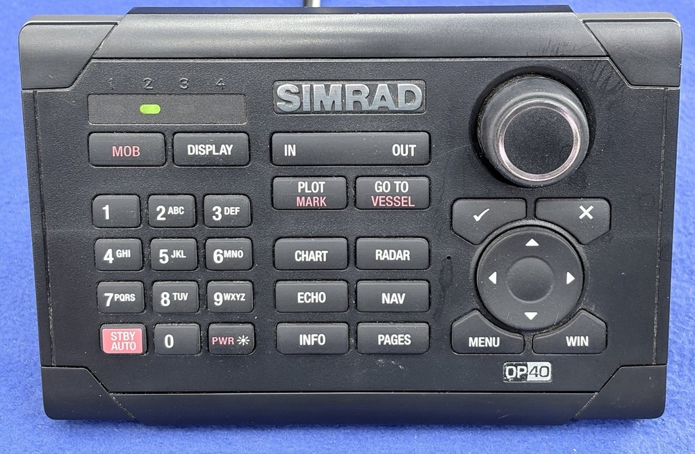 Simrad OP40 Wired Remote Keypad Controller For NSO Processors, Tested & Working