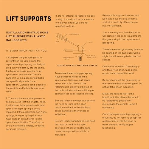 2pcs 24.49 in Rear Back LIFTGATE Lift Support E83 Body Code Replacement for