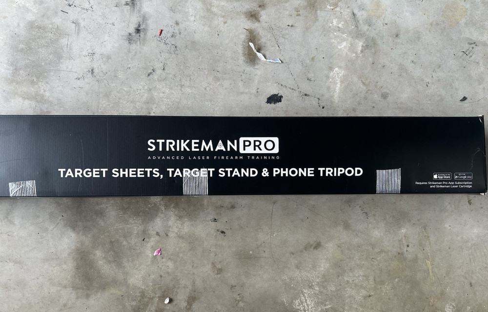 Strikeman Pro Laser Firearm Training Kit Target Stand Sheets 9mm .380 ACP