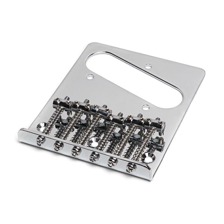 Solo TC Style 3 Hole Chrome Bridge With 6 Saddles