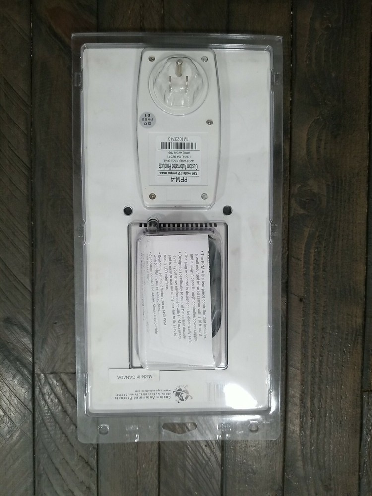 C.A.P PPM-4 CO2 Monitor Controller Carbon Dioxide Hydroponics PPM4 CAP Sensor