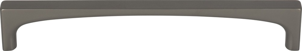 Top Knobs TK1014AG Riverside 6 5/16" C-C Cabinet Pull Ash Gray
