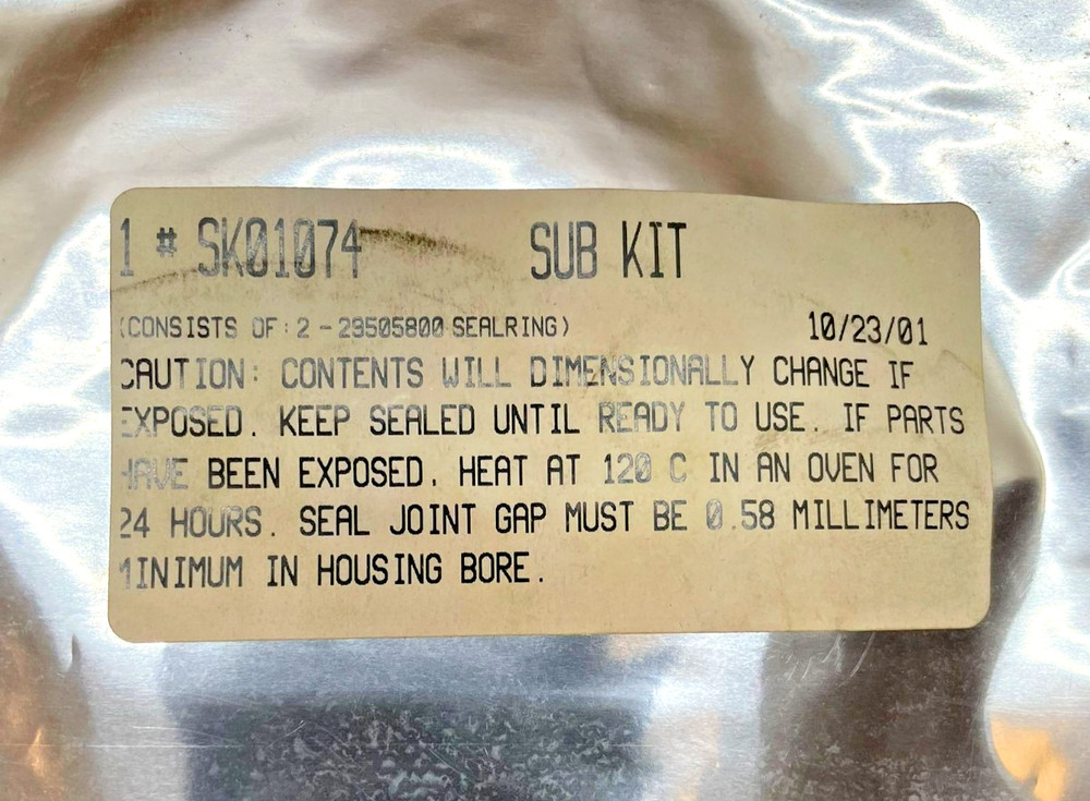 DF SEALRING KIT PN: 29505800