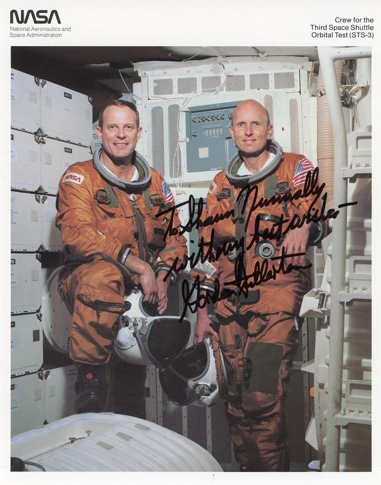 Gordon Fullerton- Signed Color Photograph
