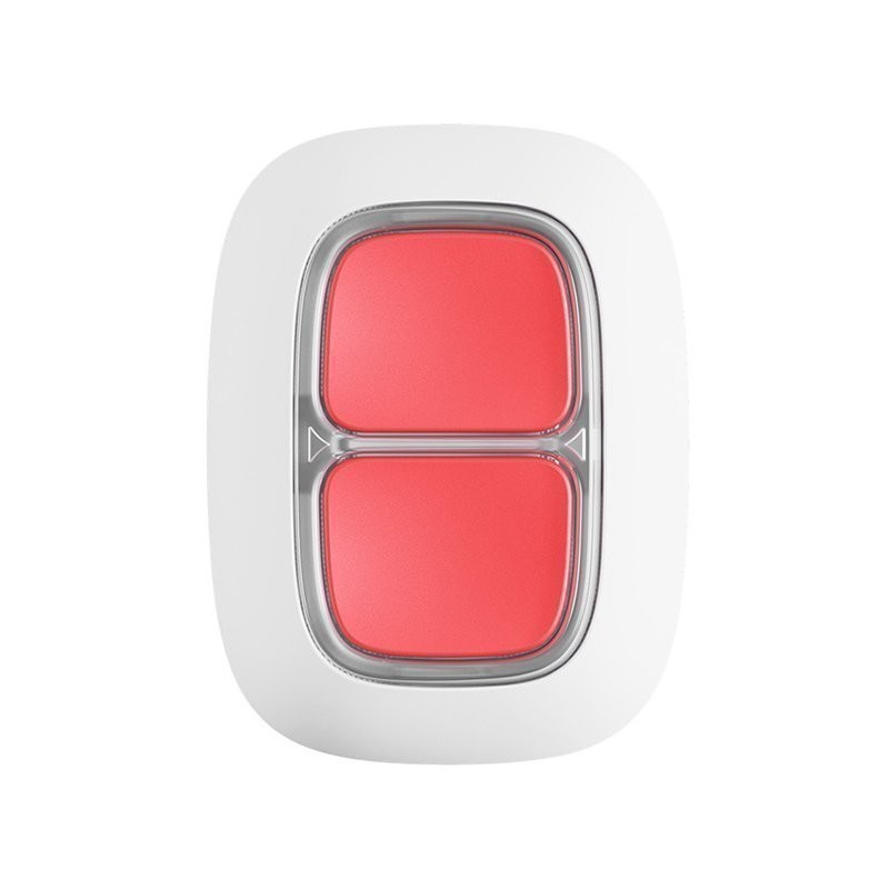 Ajax DoubleButton Wireless Panic Button, White