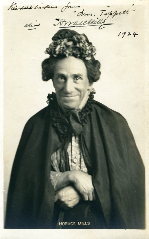 HORACE MILLS - PHOTOGRAPH SIGNED 1924