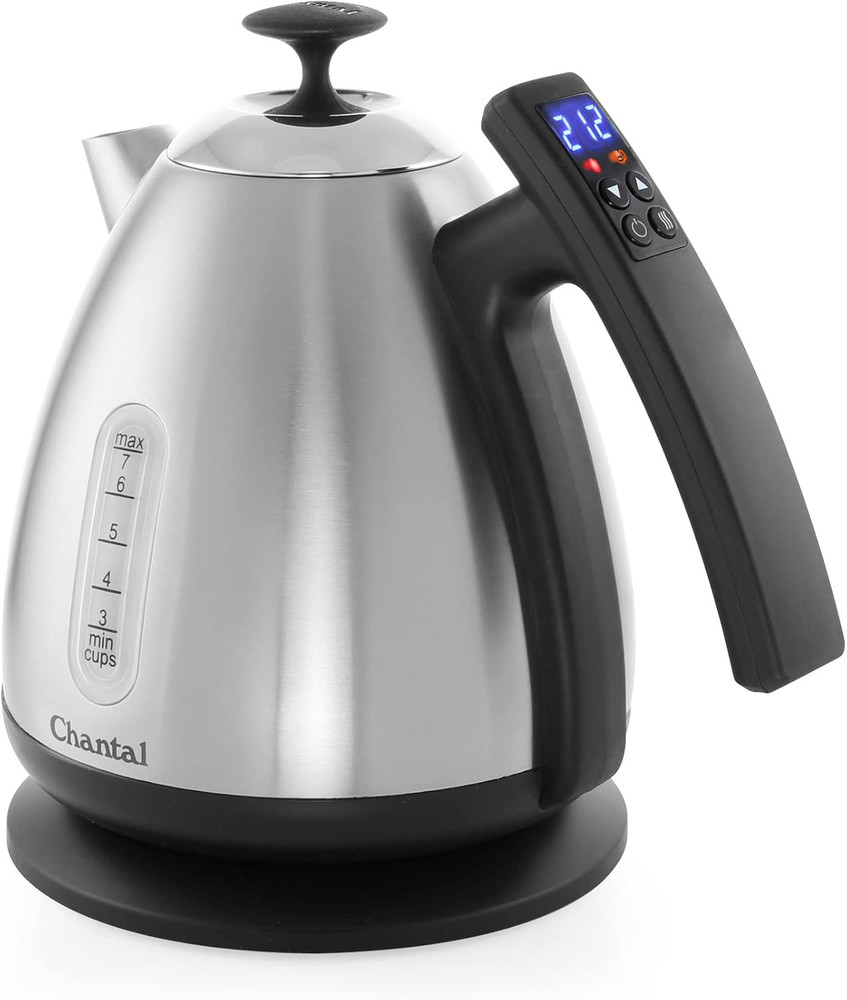 Vincent 1.75Qt Electric Kettle with Temperature Control - Stainless Steel