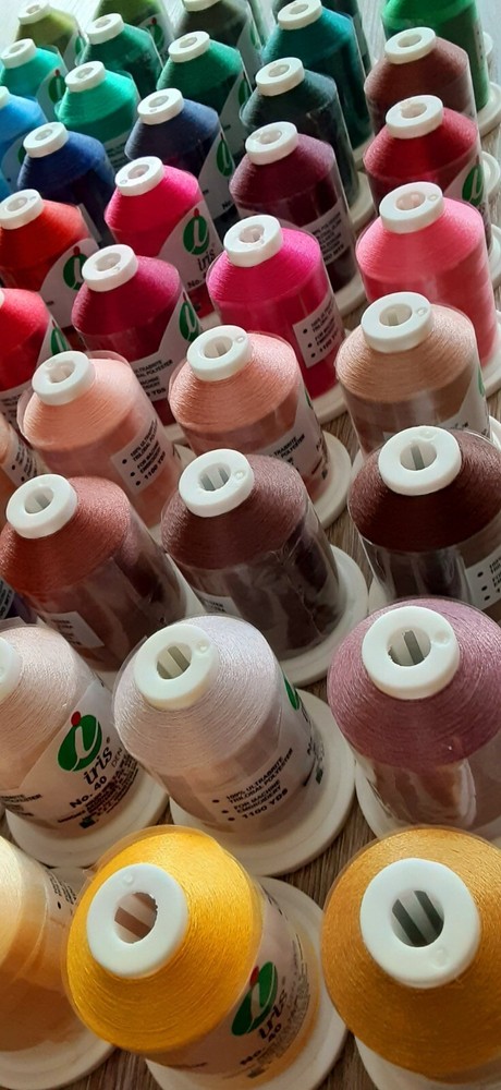Embroidery Thread Polyester, Set of 95 Mini King Spools,1100yds,40w