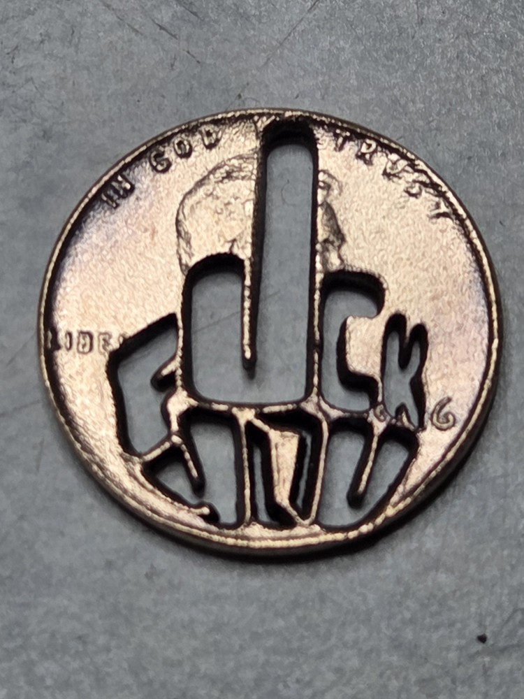 Cut Out Copper Penny