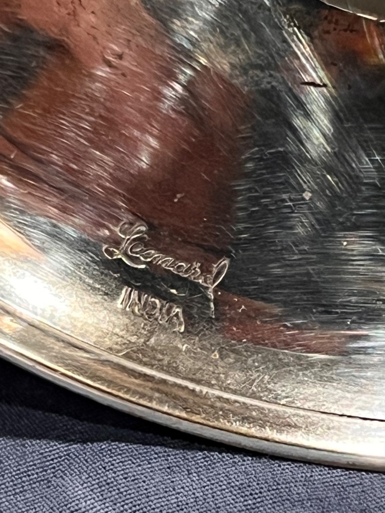 VINTAGE - LEONARD INDIA - Silver Plated Candlesticks