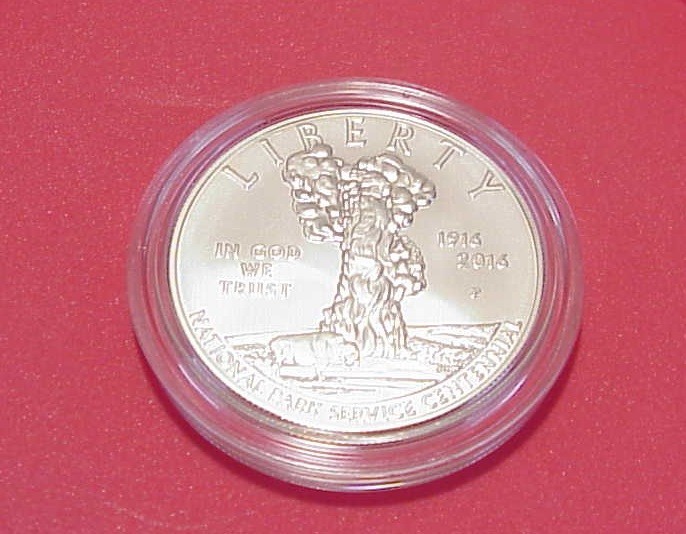 2016-P National Park Service Commemorative Silver Dollar 100th anniversary