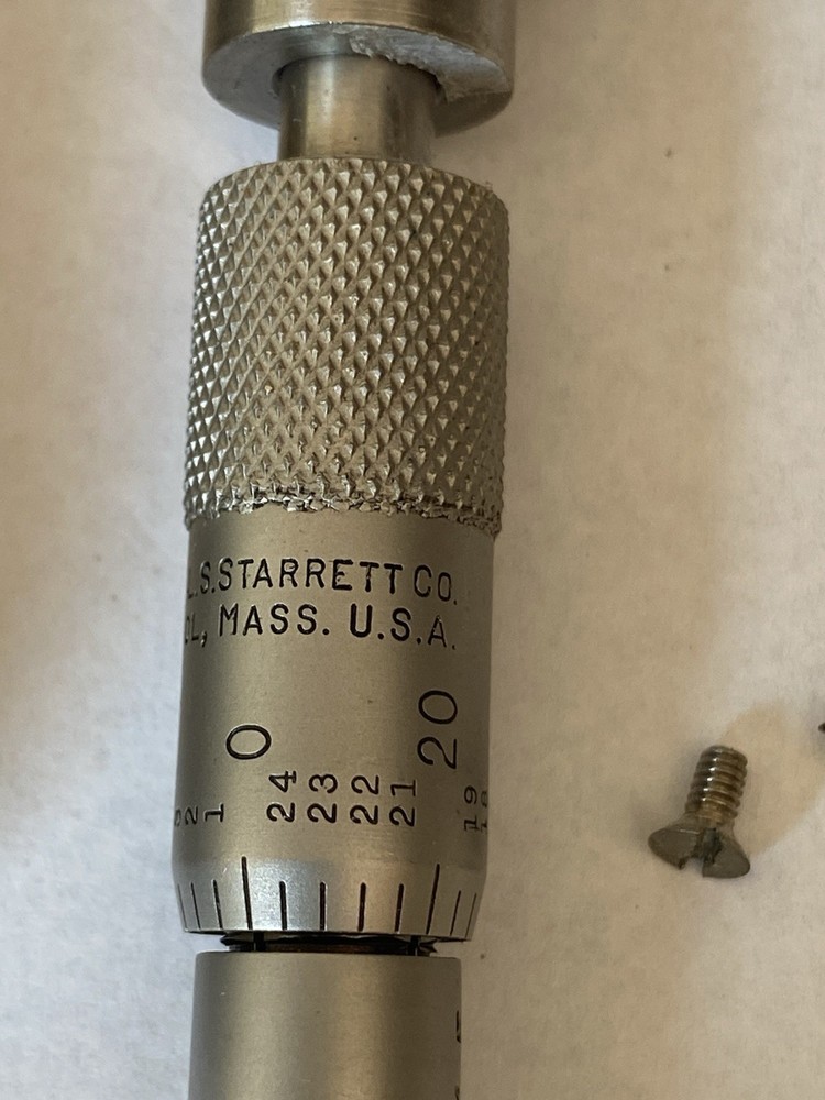 Starrett Special Micrometer Head Made In USA
