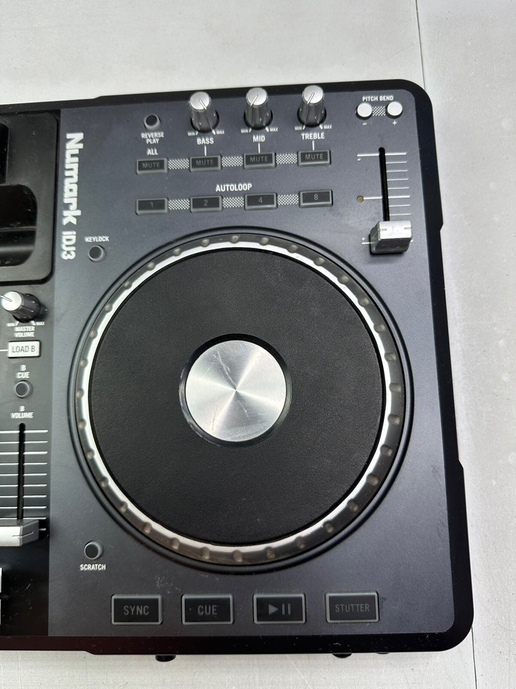 Numark DJ Controller iDJ3, USB iPod Dock Auto Loop Black Color, TESTED, No Cords