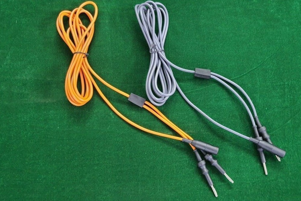 2pc Laparoscopic Bipolar Cable Endoscopy Laparoscopy Surgical Instruments