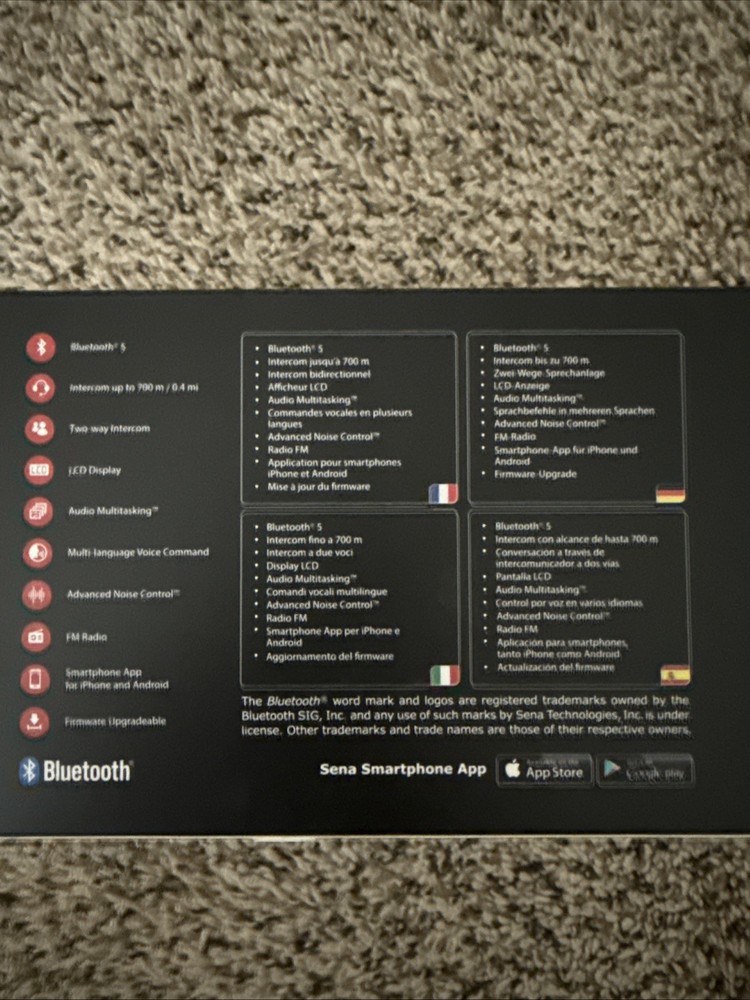 Motorcycle Bluetooth Communication System