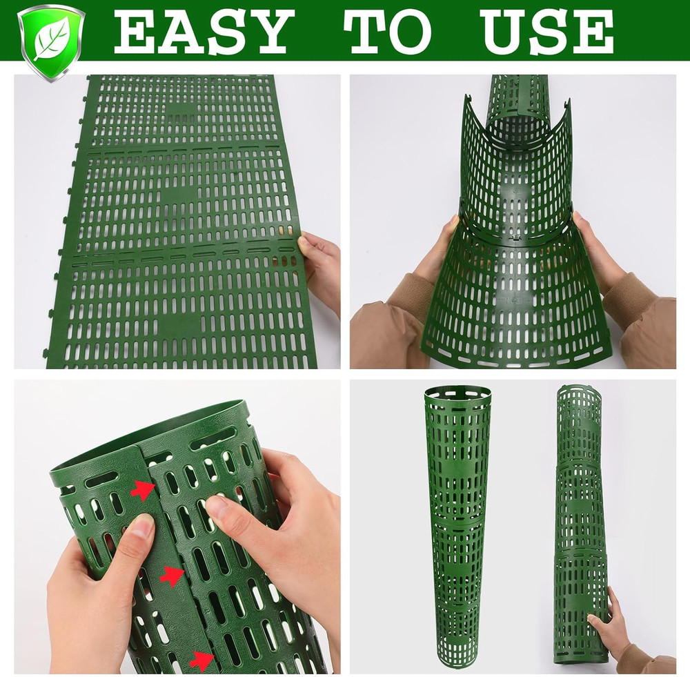 7 Pack Tree Trunk Protector Guard, Expandable Tree Wraps to Protect Bark, Heavy