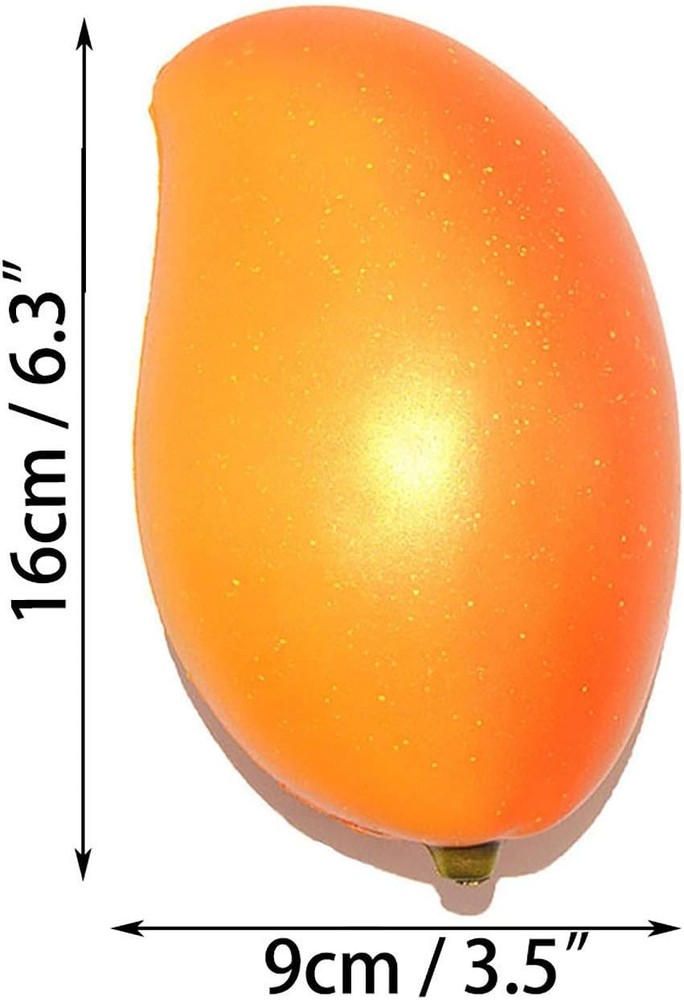 Scented Squishy Gold Mango & Slow Rising Fruit Squishy