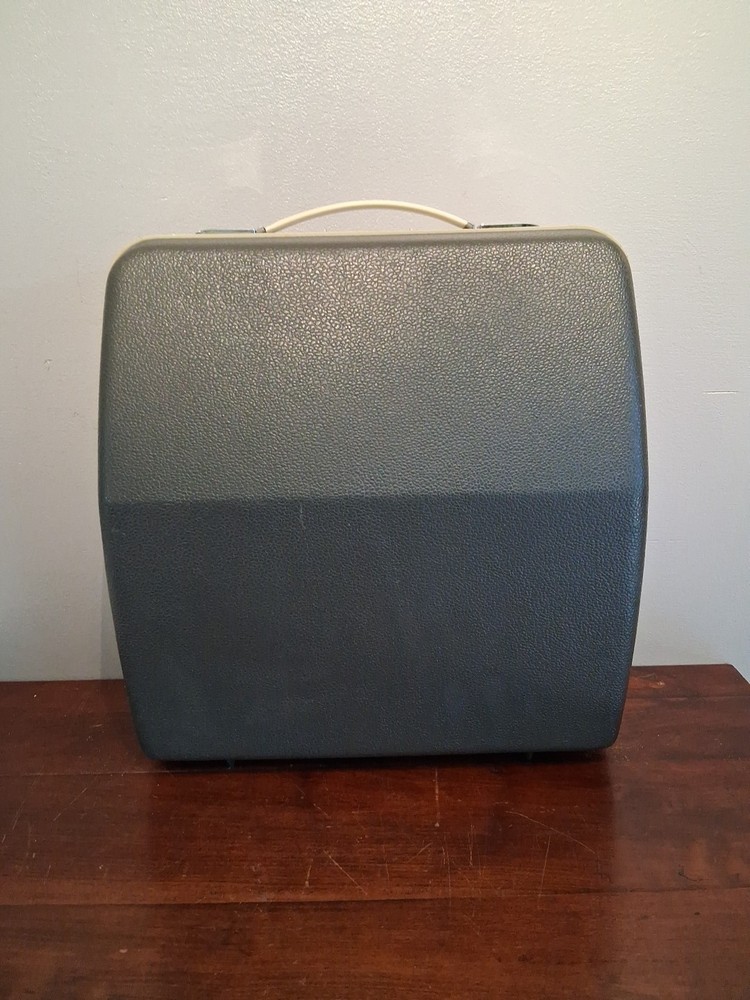 Adler J3 Typewriter Portable Western Germany W/Case 60's Fully Functional