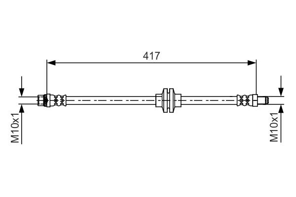 Brake Hose BOSCH 1987481626
