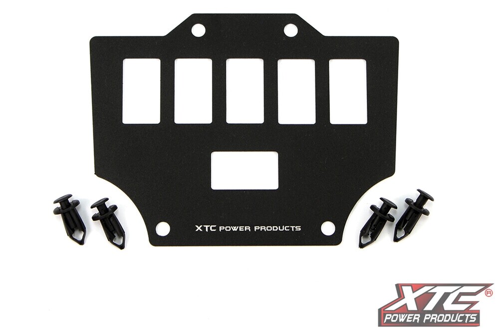 XTC Power Products Dash 6 Switch Mount Plates SP-6SW-HT