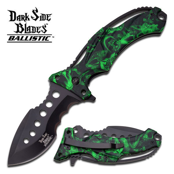 DARK SIDE BLADES DS-A020GNC SPRING ASSISTED KNIFE