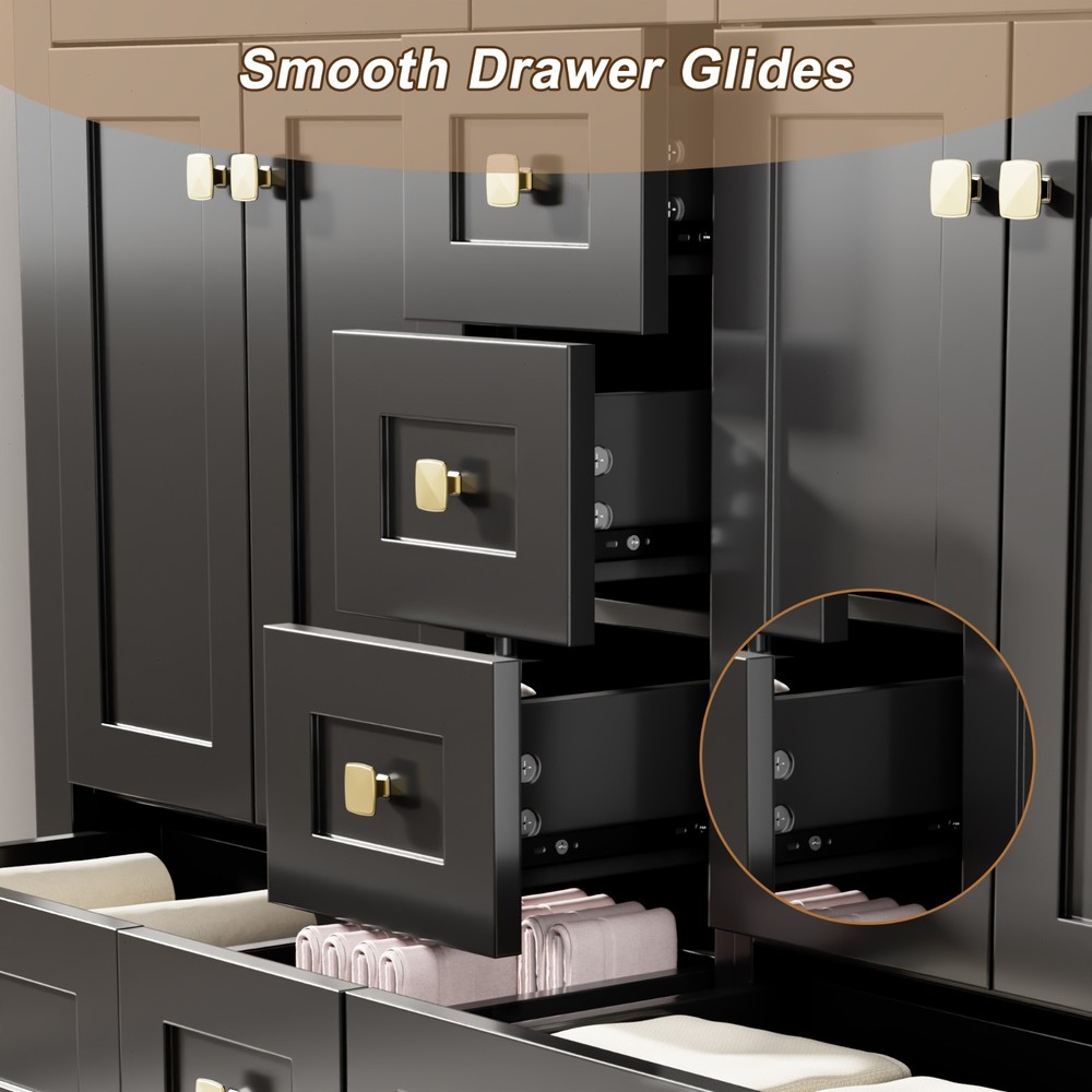 48"/60'' Bathroom Vanity Cabinet with Sink Top