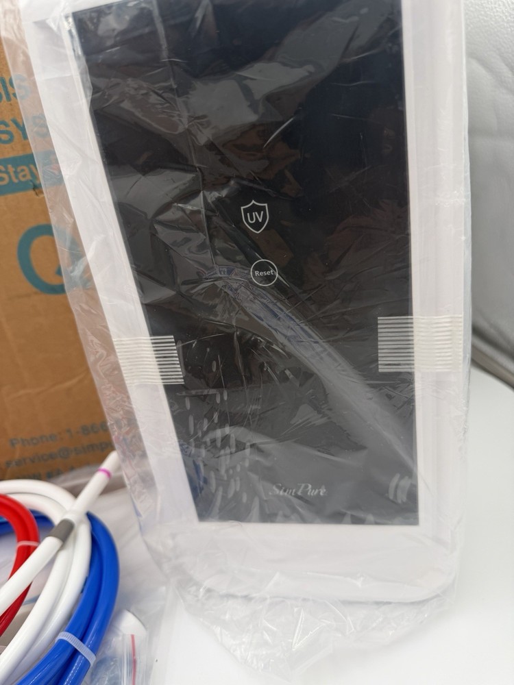 SimPure Q3-600 UV Reverse Osmosis System 600 GPD 7 Stage Under Sink Electric