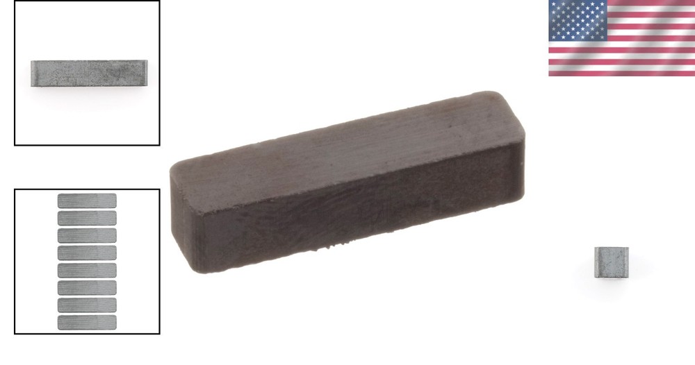 8 Count Ceramic Block Magnets – Rectangular Heavy Duty Magnets for Home & Office