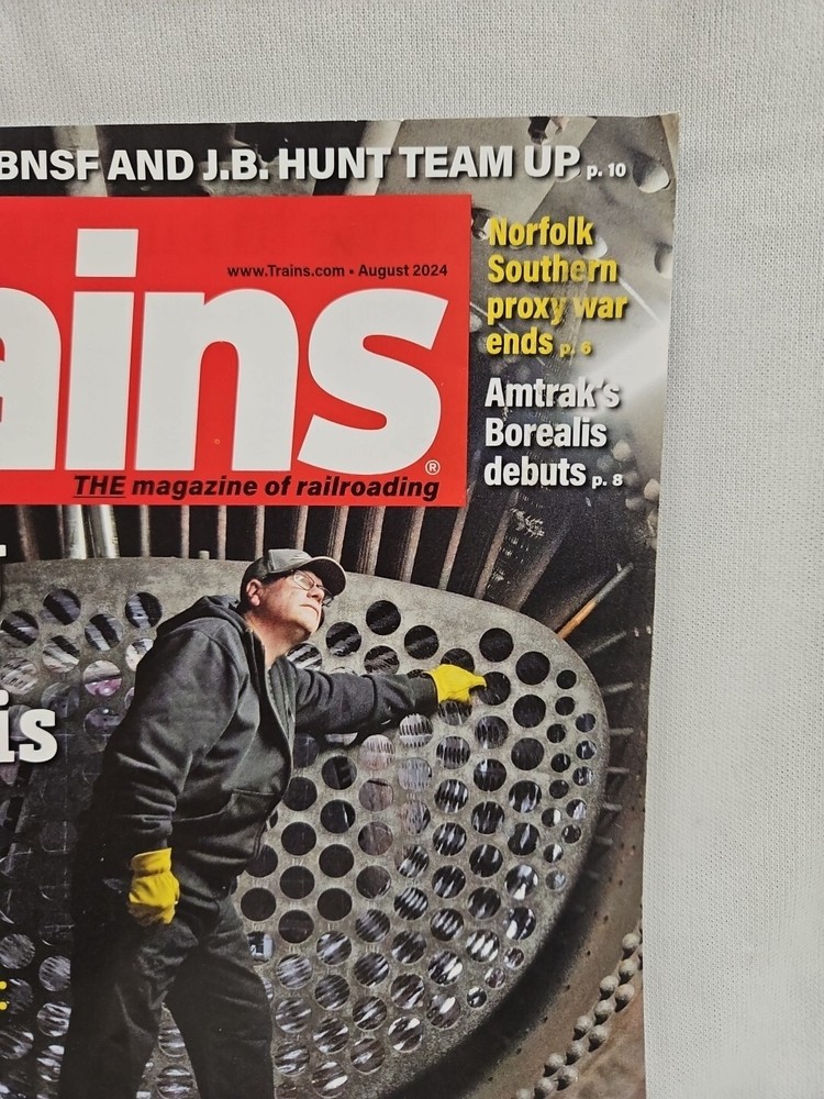 Trains Magazine August 2024 Saving Steam At Silvis