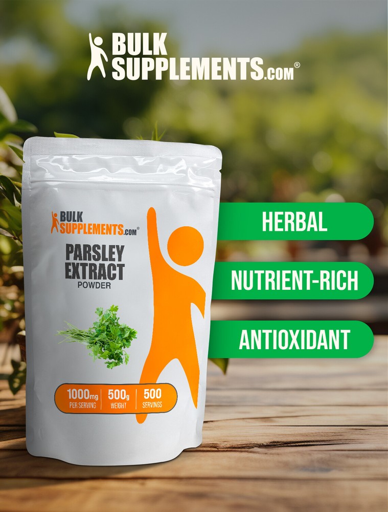 BulkSupplements Parsley Extract Powder - 1000mg Per Serving