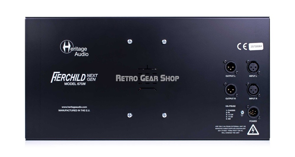 Heritage Audio HERCHILD Next Gen Model 670N Compressor Mint open-box