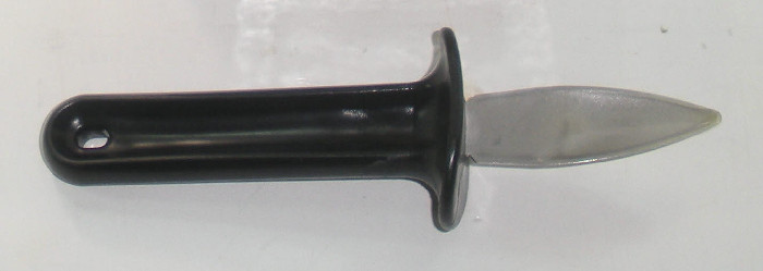 Anglers Choice OCKP-024 Oyster Knife Polypropylene Handle SS Blade