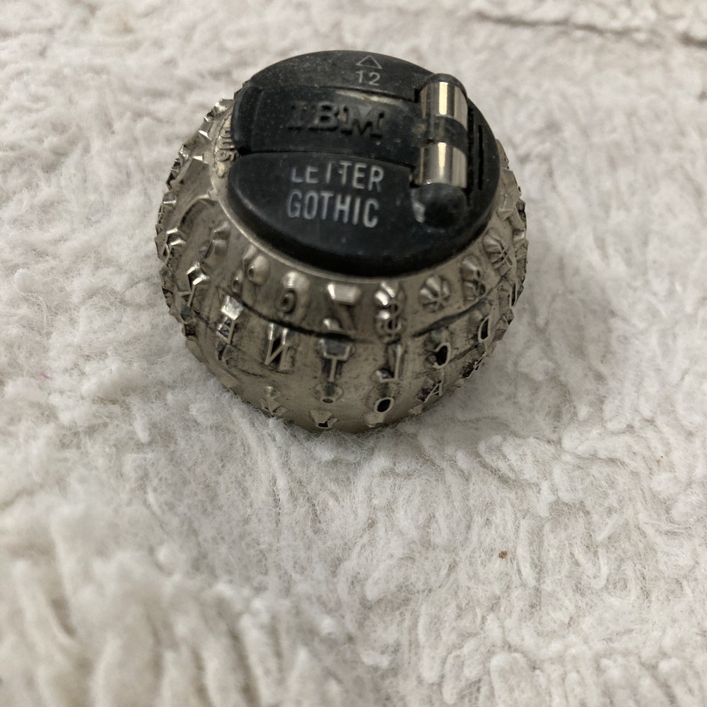 IBM Selectric "12" Letter Gothic Typewriter Ball