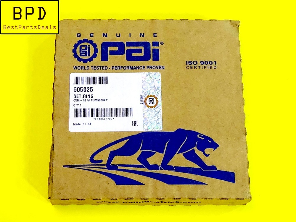 PAI INDUSTRIES CUMMINS 855 Piston Ring Set 505025
