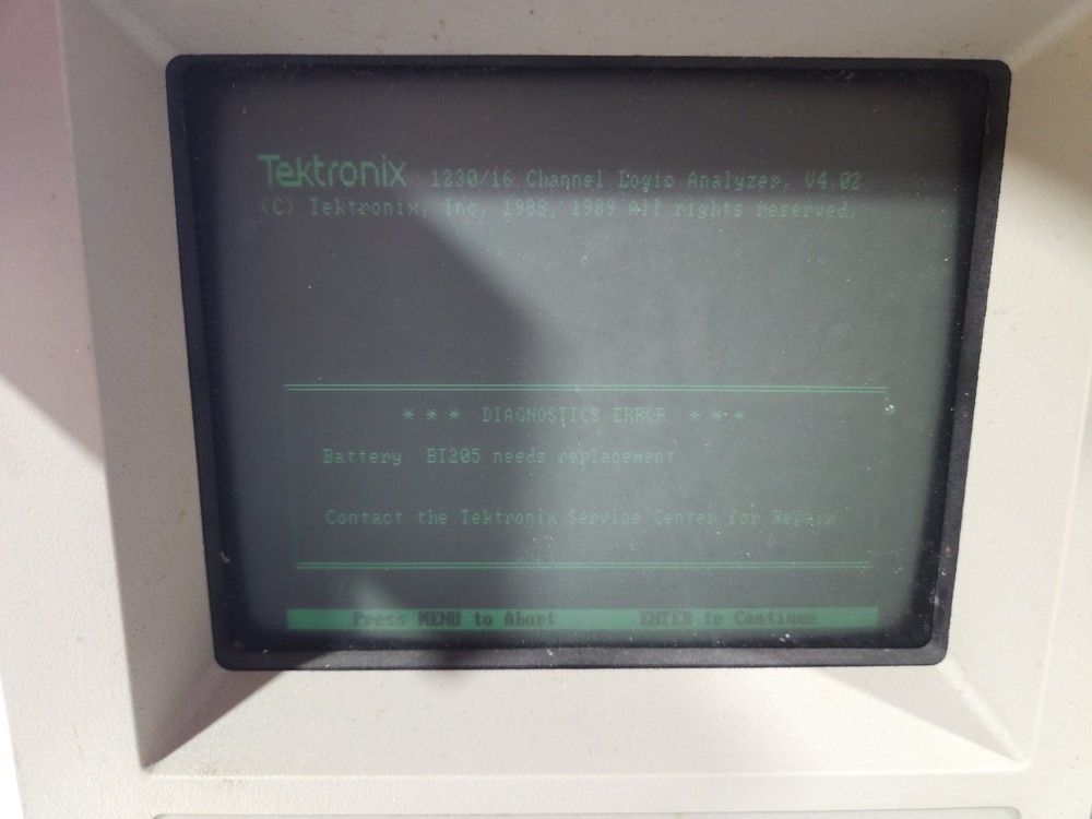 Tektronix 1230 Logic Analyzer
