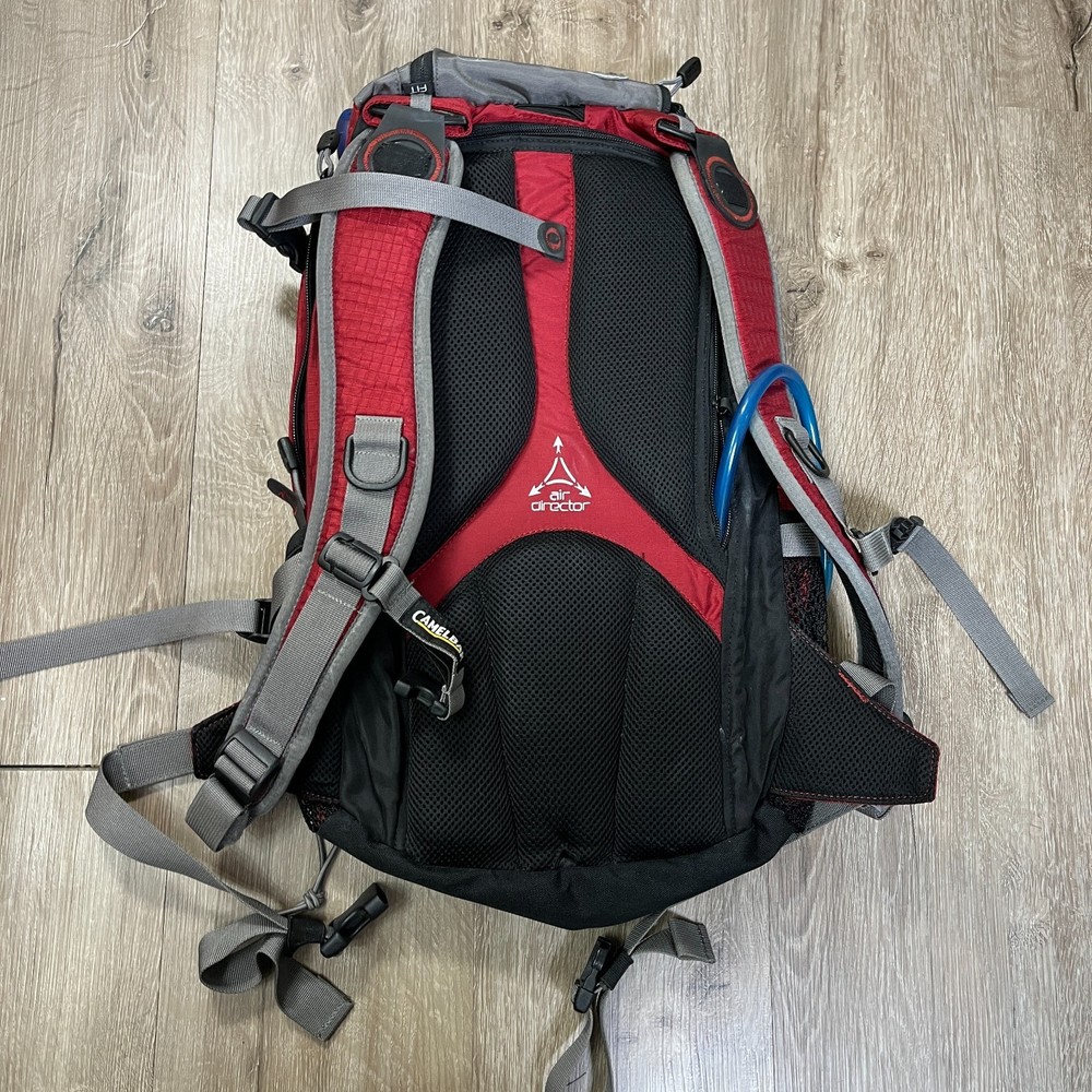 Camelbak Rim Runner Air Deflector Hydration Backpack Red D Fit w/ Bladder