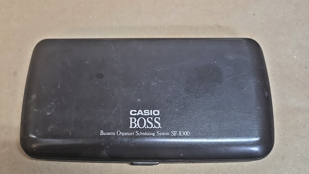 Vintage Casio BOSS SF8300 Electronic Business Organizer Schedule System