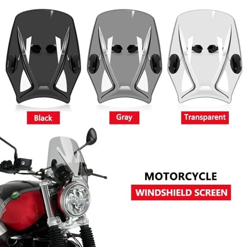 Suitable for motorcycle accessories windshield windshield universal black