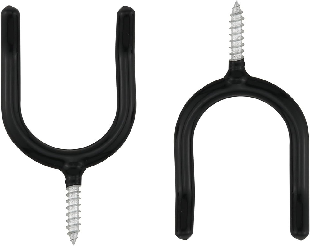 4PCS Screw In U shaped Hook Heavy Duty Wall Mounted Practical Hanging Hook for G