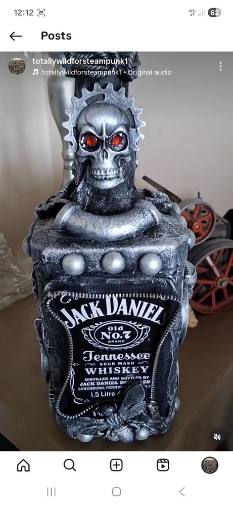 Jack Daniels Empty 1.5 LTR glass bottle