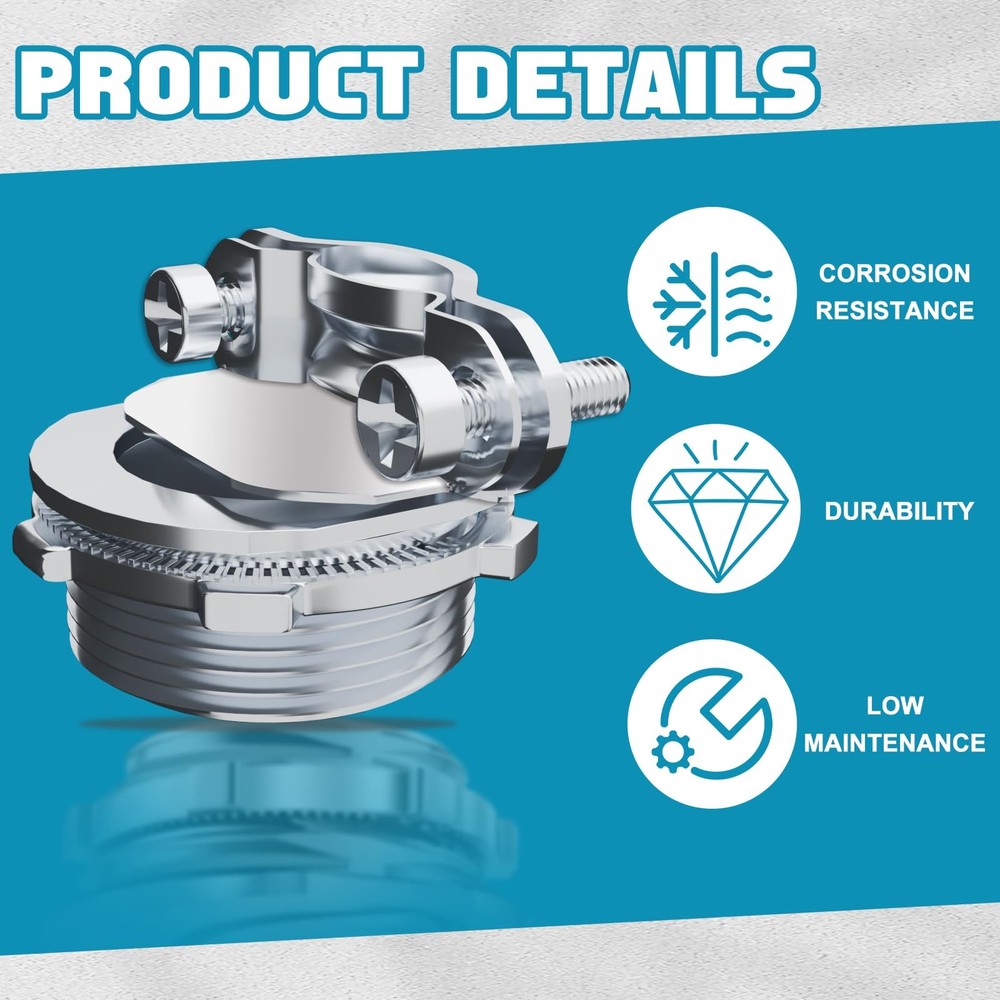 100pcs 1/2" Clamp Type Cable Connectors, cable connector Silver