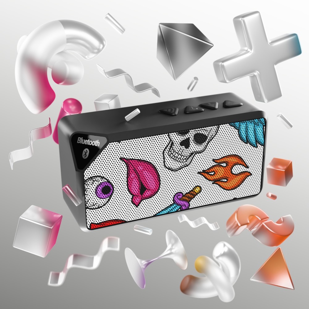 Ink styled Jabba Bluetooth Speaker