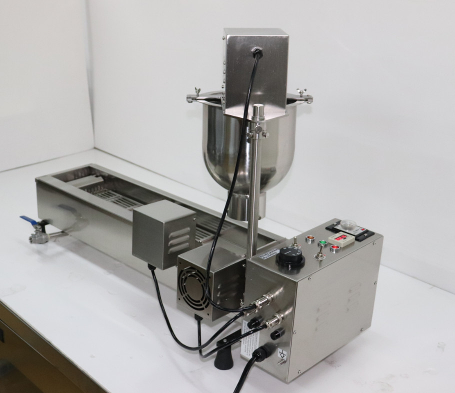 Automatic Stainless Steel Mini Donut Maker Donut Making Machine & 3 Moulds CE