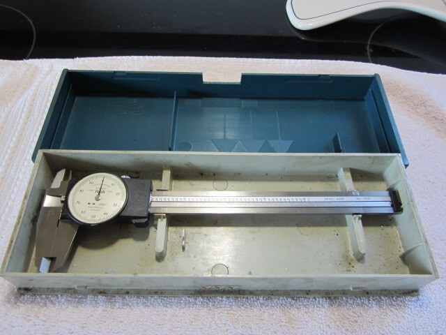6" Dial Caliper - TESA .001", 00520001 with Case