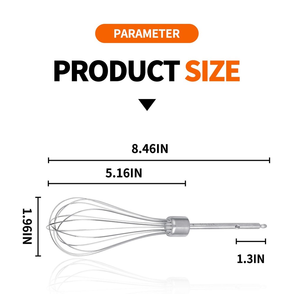 2 Pack Hand Mixer Turbo Beaters Compatible with BLACK and DECKER